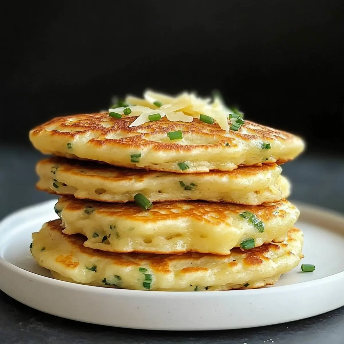 Cheese & Chive Pancakes