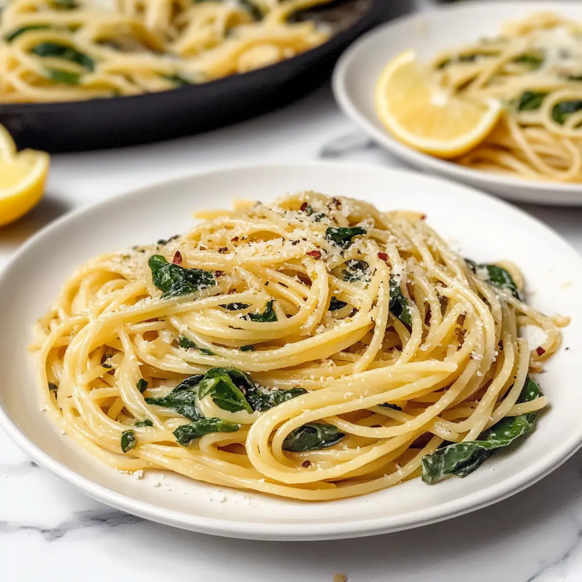 Spinach Lemon Pasta