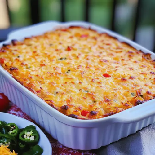 Pimento Cheese Hash Brown Casserole