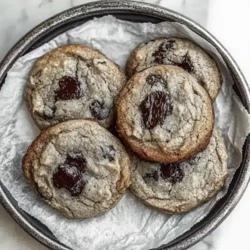 Black Sesame Chocolate Chip Cookies