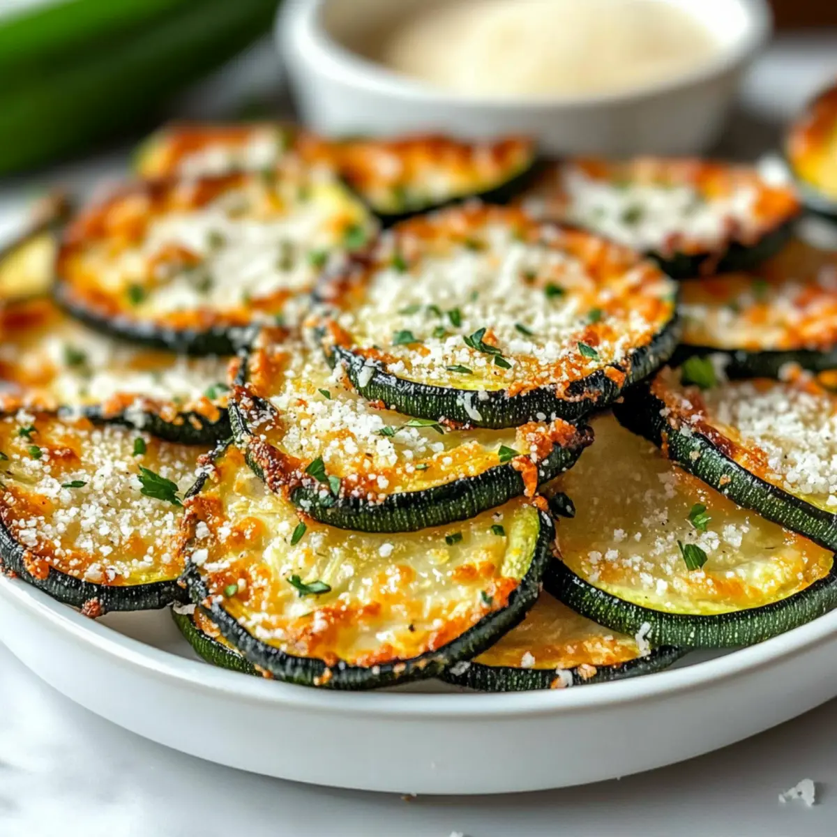 Crispy Baked Parmesan Zucchini