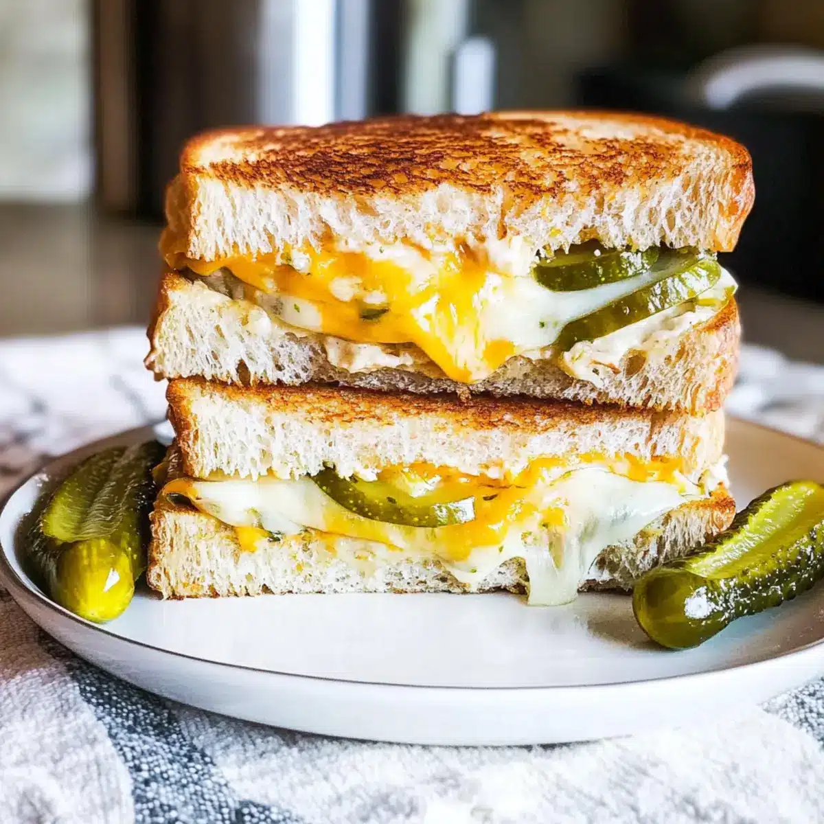 Pickle Grilled Cheese Sandwich