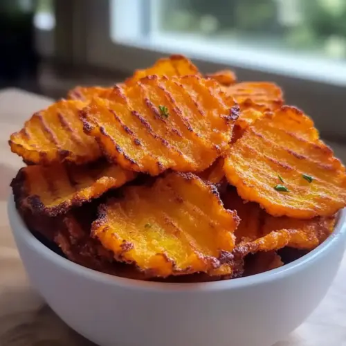 Crispy Healthy Carrot Chips