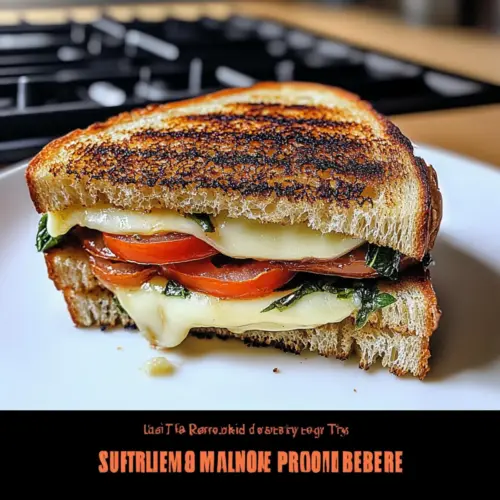 Tomato Basil Grilled Cheese