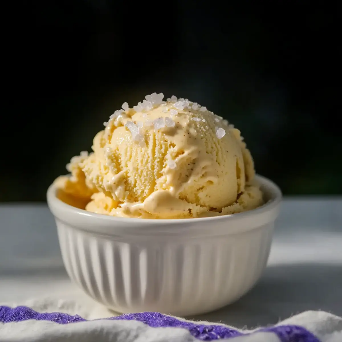 Honey, Olive Oil & Sea Salt Ice Cream