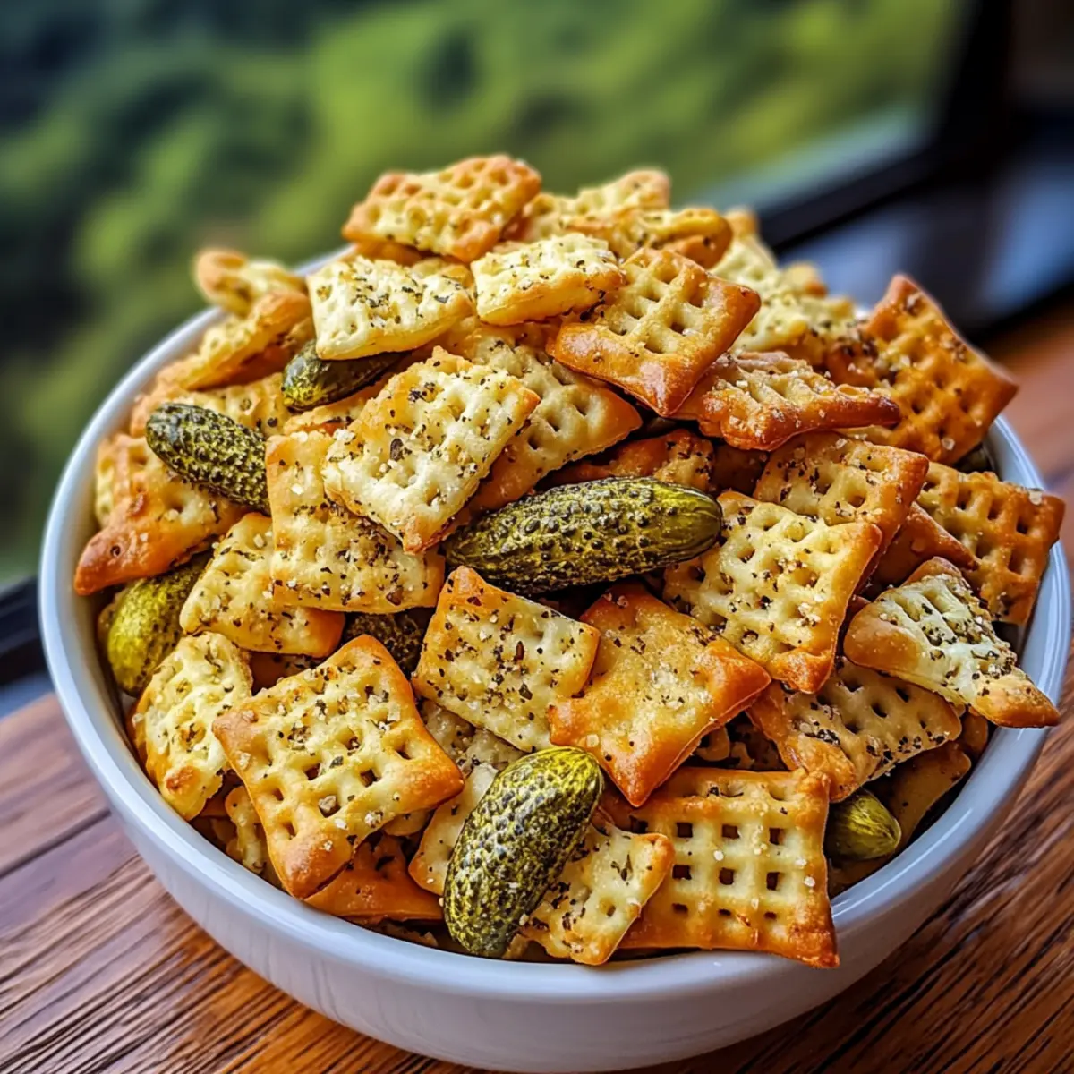 Ultimate Dill Pickle Chex Mix: A Delicious Tangy Snack