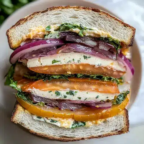 Marinated Tomato Sandwich