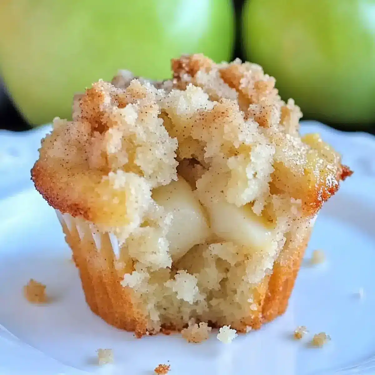 Apple Pie Muffins with Streusel Crumbs