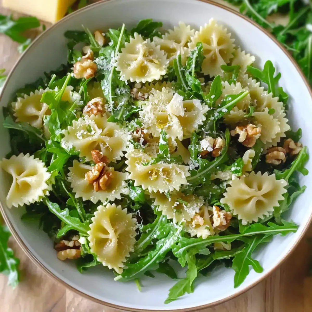 Lemon Arugula Pasta Salad