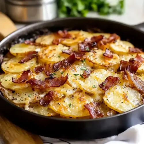 Crispy Irish Pan Haggerty Potatoes
