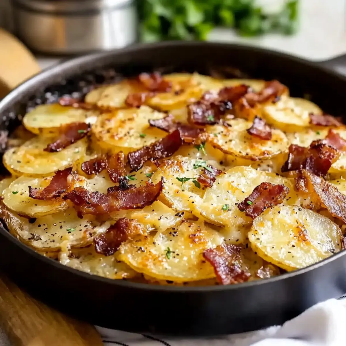 Crispy Irish Pan Haggerty Potatoes