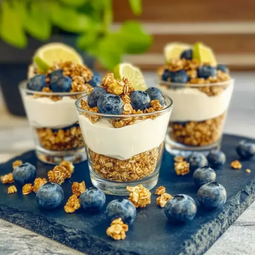 Lemon Blueberry Parfait