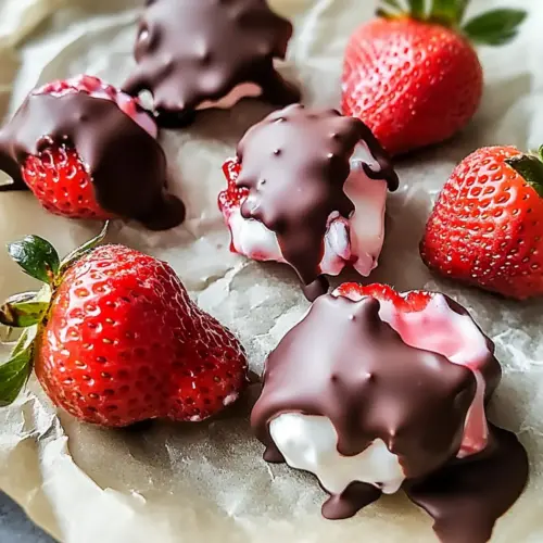 Chocolate Strawberry Yogurt Clusters