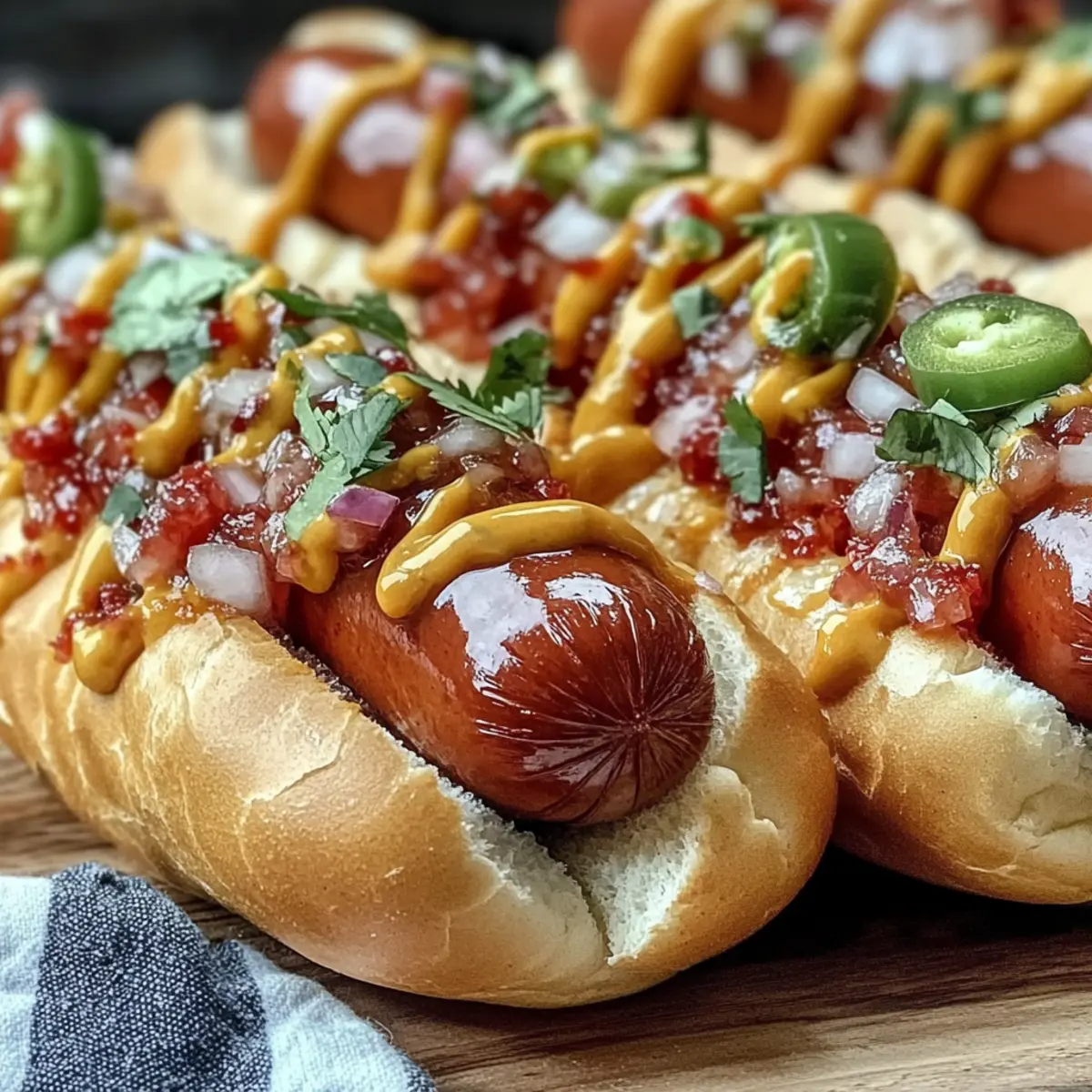 Irresistible Flavorful Firecracker Hot Dogs for 4th of July