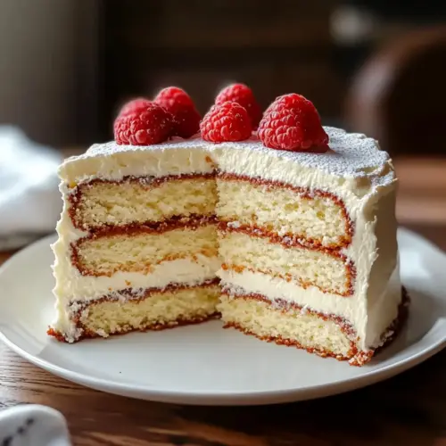 German Bavarian Cream Cake