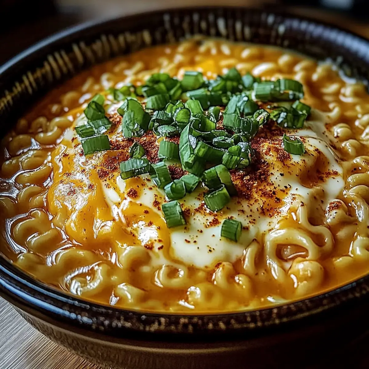 Cheesy Ramen Noodles