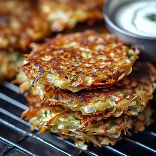 Cabbage Fritters | Crispy Fried
