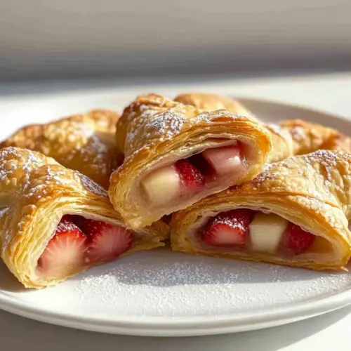 Strawberry Rhubarb Turnovers