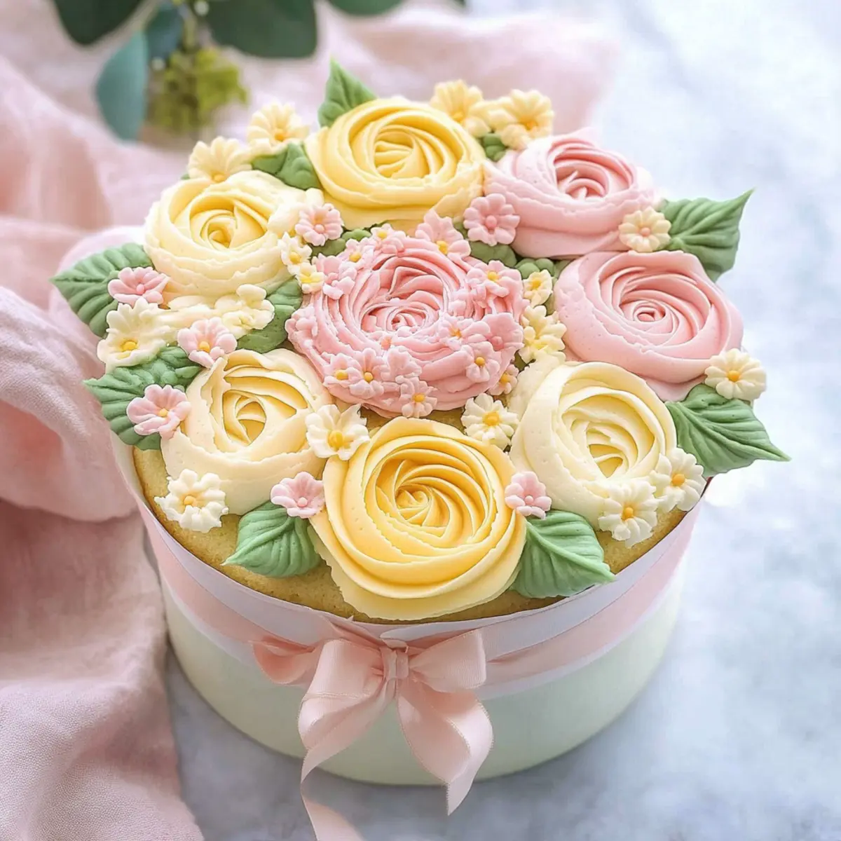 Flower Bouquet Cupcakes