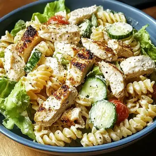 Chicken Caesar Pasta Salad