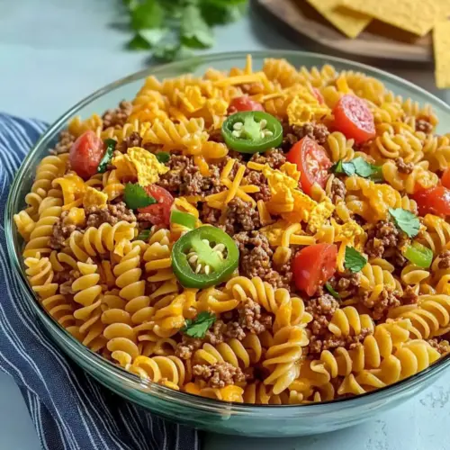 Beef Taco Pasta Salad