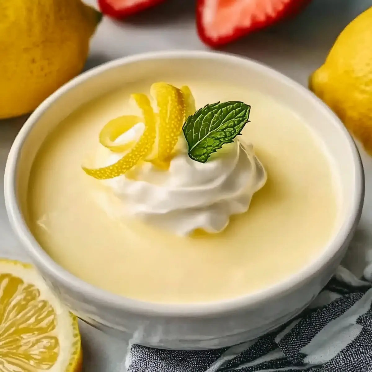 Bright and Silky Lemon Custard