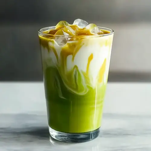 Iced Honey Matcha