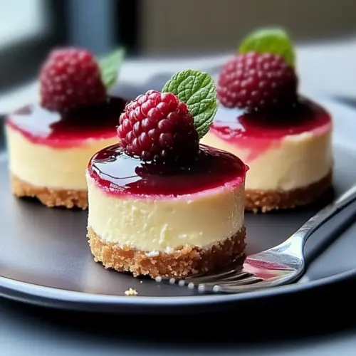Mini New York Style Cheesecakes