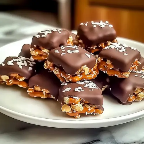 Peanut Butter Pretzel Clusters