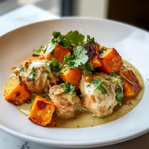 Tropical Coconut Chicken with Sweet Potatoes