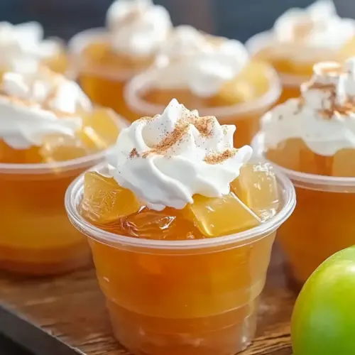 Apple Pie Jello Shots