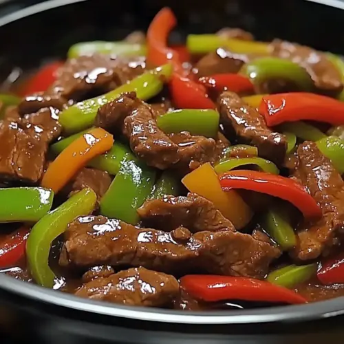 PEPPER STEAK IN A CROCK POT