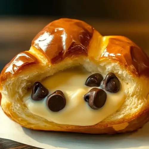 Homemade Chocolate Chip Vanilla Custard Brioches