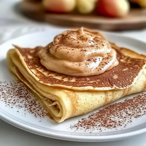 Cinnamon Roll Protein Crepes