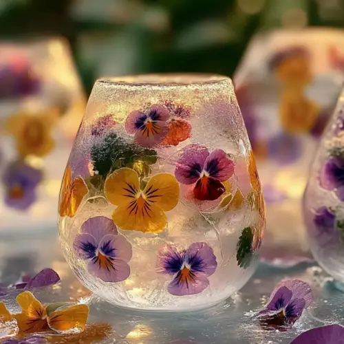 Frozen Flower Balls