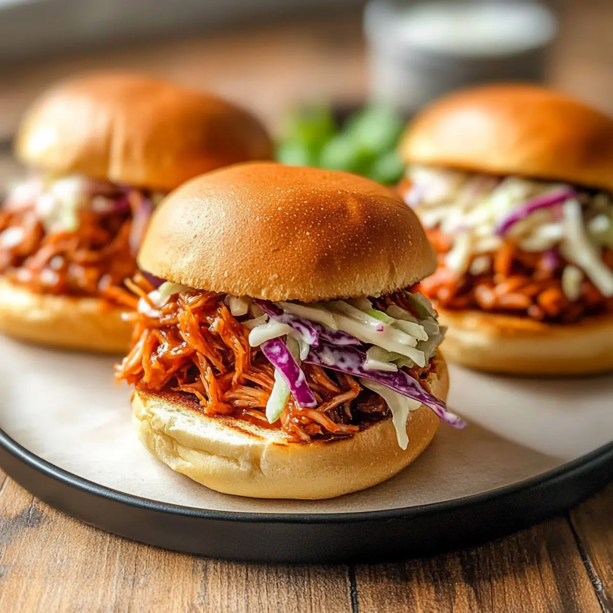 Juicy BBQ Jackfruit Sliders