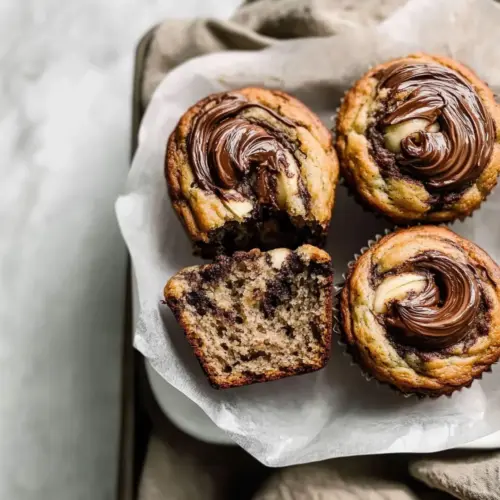 Banana Nutella Muffins