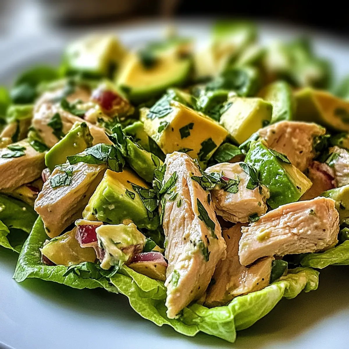 Avocado Herb Chicken Salad