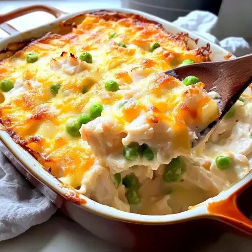 Creamy Chinese Buffet Crab Casserole