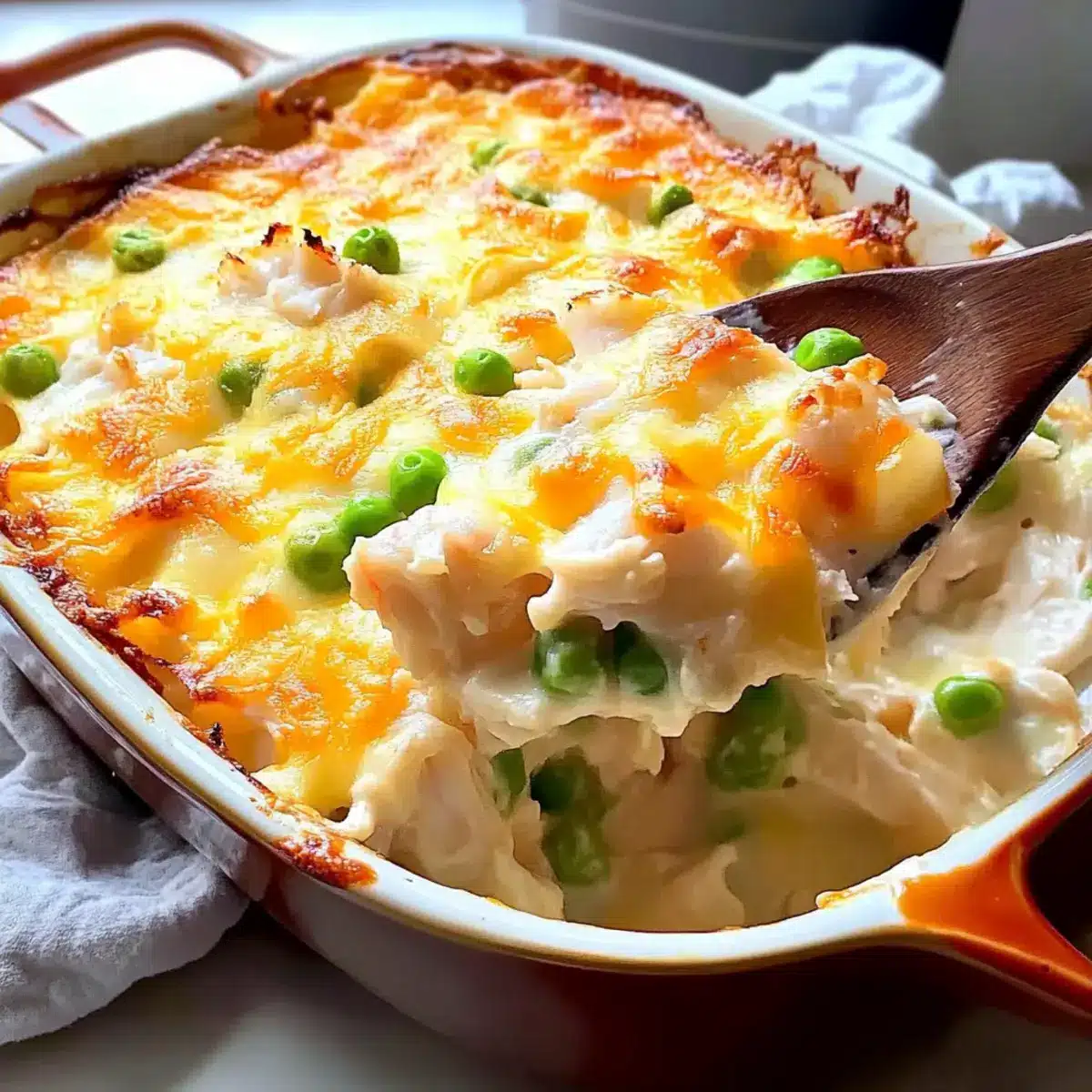Creamy Chinese Buffet Crab Casserole