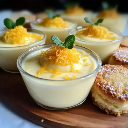 Creamy Lemon Posset Cups