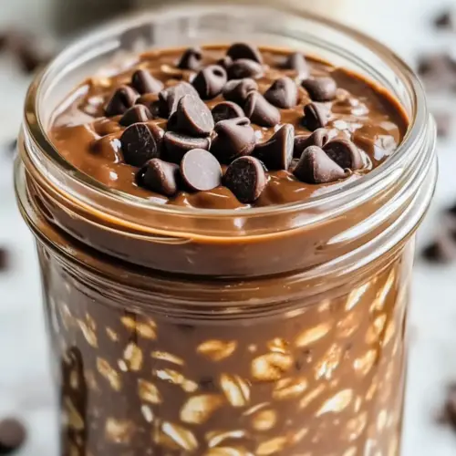 Brownie Batter Overnight Oats