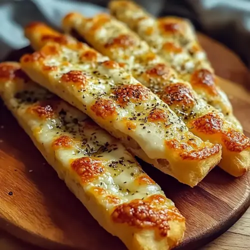 Sourdough Cheesy Breadsticks