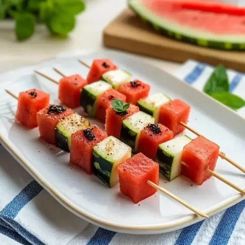 Watermelon Tajin Skewers