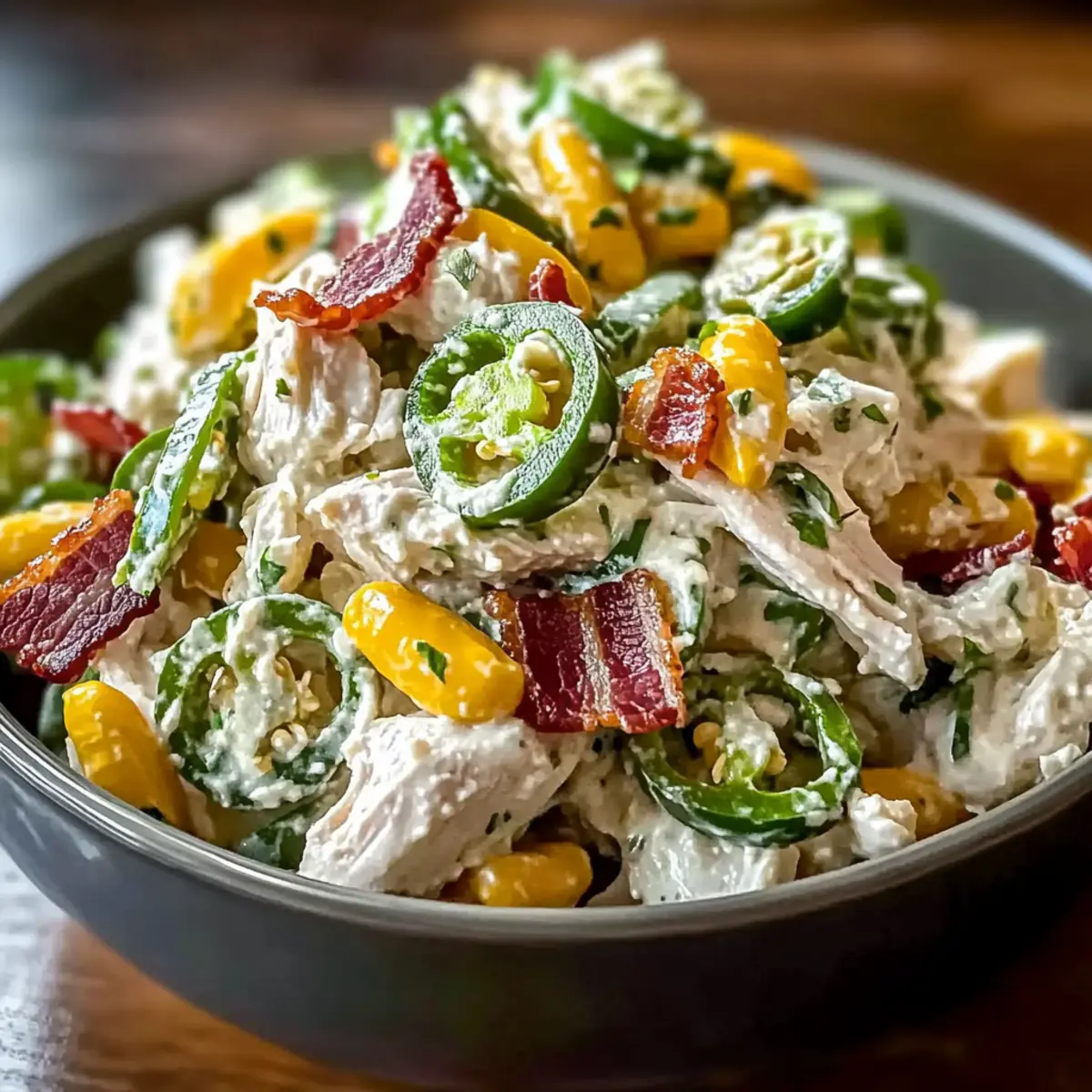 Jalapeno Popper Chicken Salad