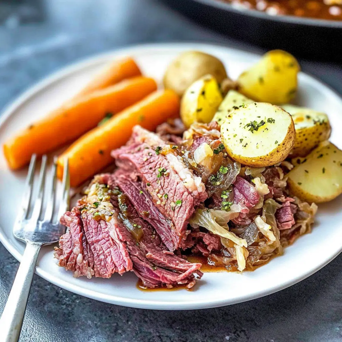 Crockpot Corned Beef and Cabbage
