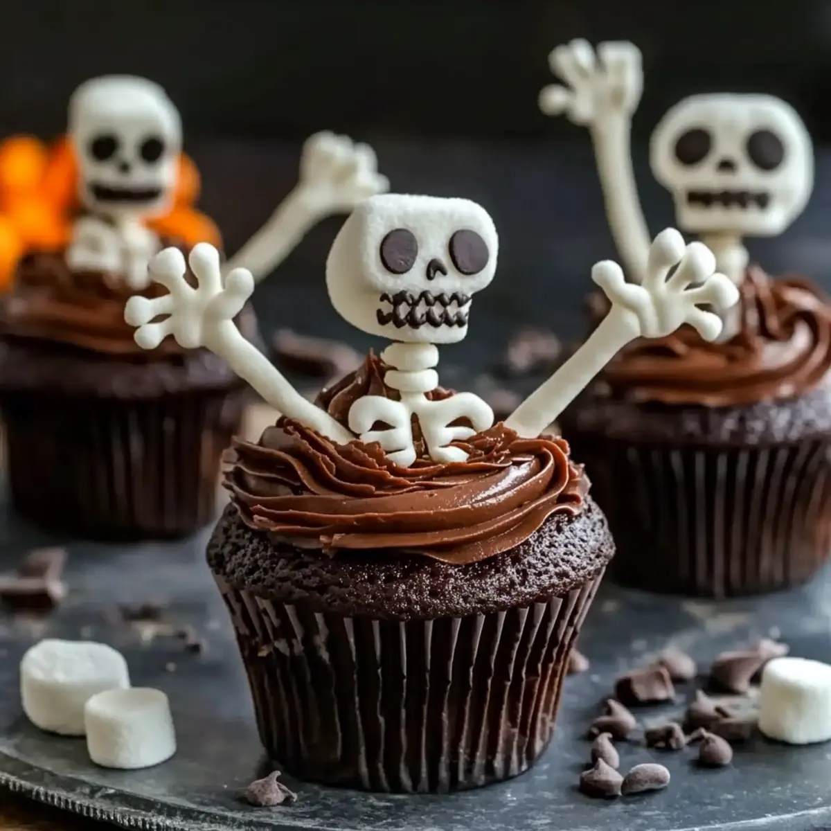 Skeleton Cupcakes