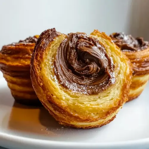 Flaky Buttery Cruffin