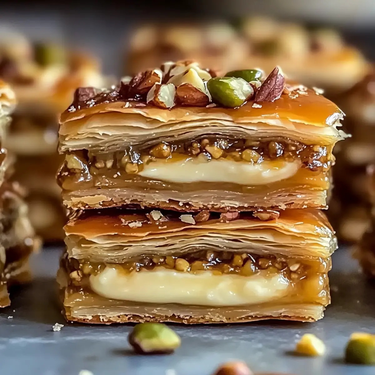 Baklava Cream Sandwich Cookies