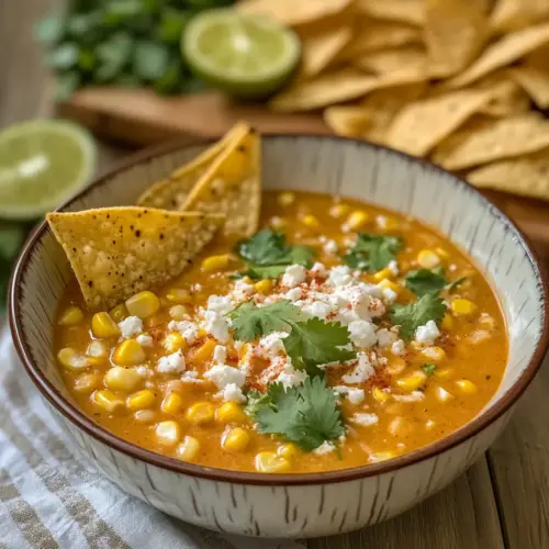 Mexican Street Corn Soup